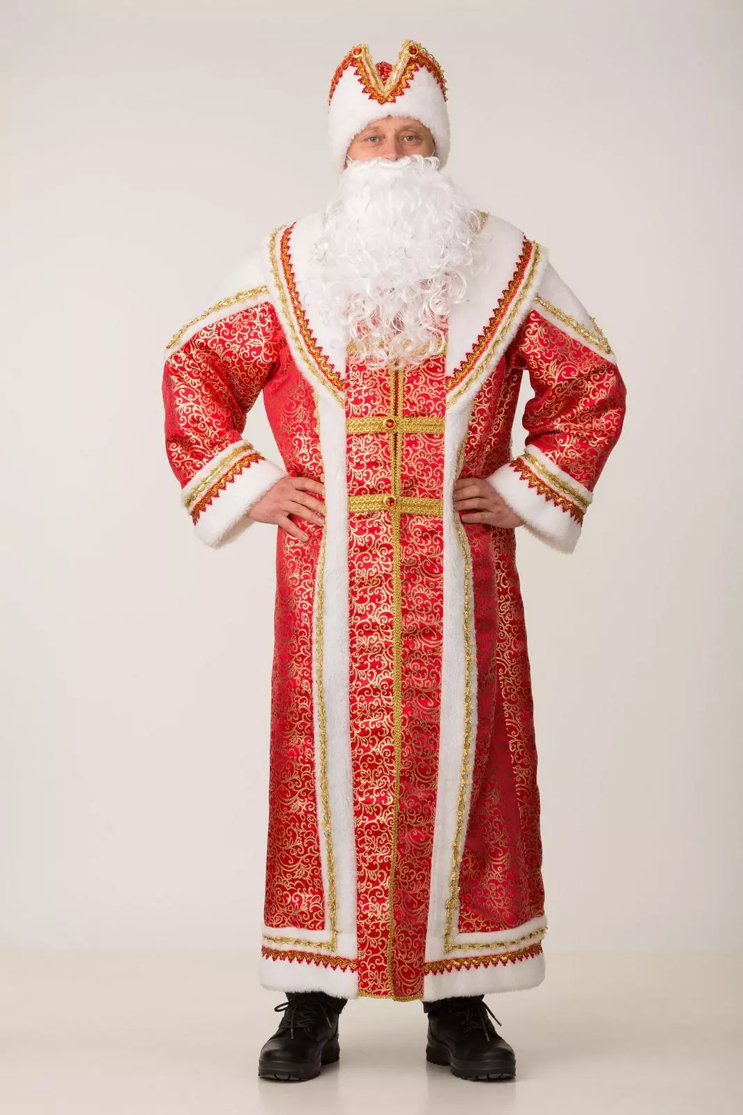 Костюм Дед Мороз Боярский  взр (288-1)