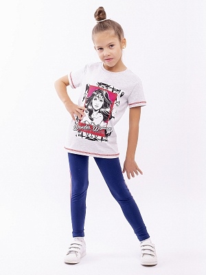 Комплект футболка и леггинсы для девочки (0086_ОЛ21)